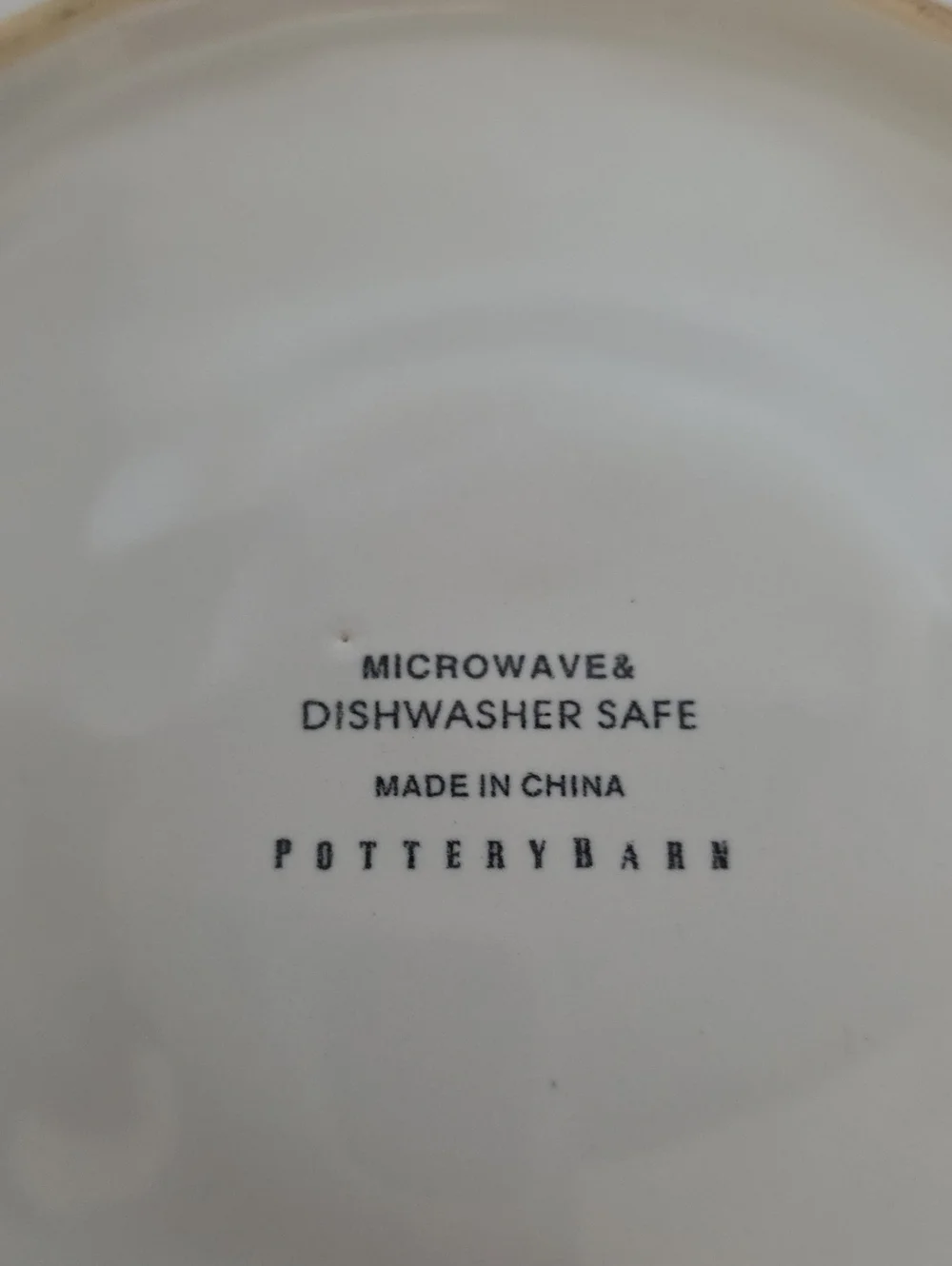 Pottery Barn Retired White Sunflower 11.5